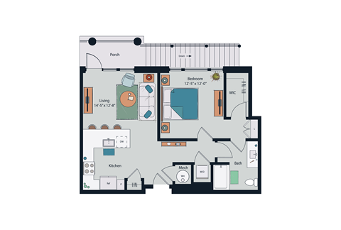 Society at Laurens A3 Floor Plan